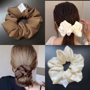 Vệ sinh scrunchies và phụ kiện vải