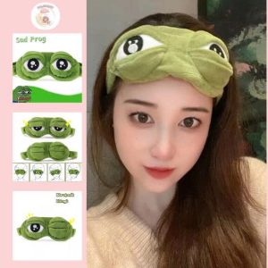 Miếng Bịt Mắt Ngủ Hình Chú Ếch 3D