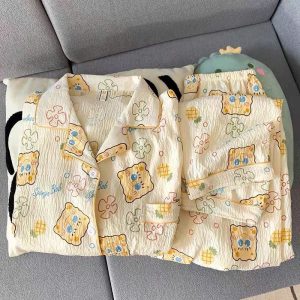 Bộ đồ ngủ nữ vải lanh